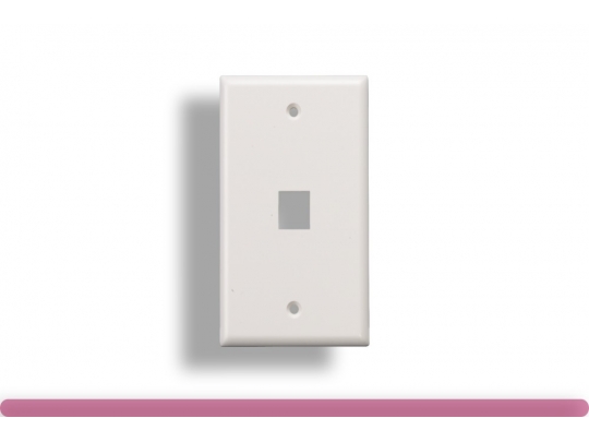 WALL PLATE 1PORT
