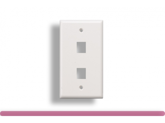 WALL PLATE 2PORT
