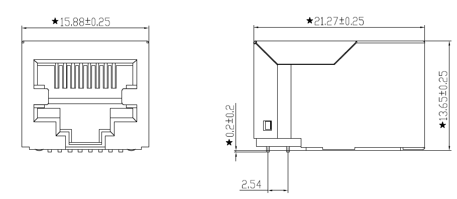 Components of RJ45 Jack 01