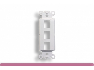 3 port keystone decora plate